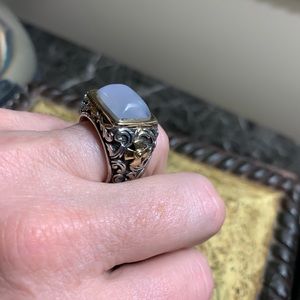 Handmade ring with beautiful stone